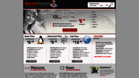 What Markethoster.com website looked like in 2019 (4 years ago)