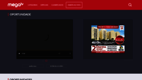 What Megatv.com.br website looked like in 2019 (4 years ago)