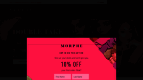 What Morphebrushes.com website looked like in 2019 (4 years ago)