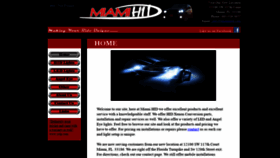 What Miamihid.com website looked like in 2019 (4 years ago)
