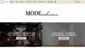 What Modewahnsinn.de website looked like in 2019 (4 years ago)