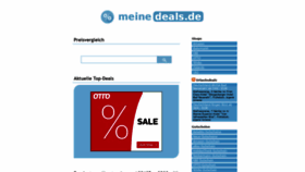 What Meinedeals.de website looked like in 2019 (4 years ago)