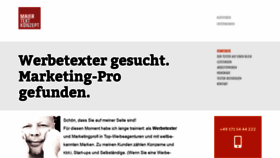 What Maiertext.de website looked like in 2019 (4 years ago)