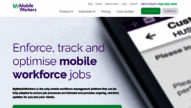 What Mymobileworkers.com website looked like in 2019 (4 years ago)