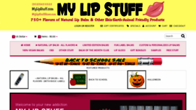 What Mylipstuffstore.com website looked like in 2019 (4 years ago)