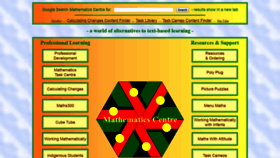 What Mathematicscentre.com website looked like in 2019 (4 years ago)