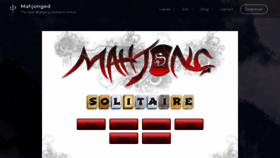 What Mahjonged.com website looked like in 2019 (4 years ago)