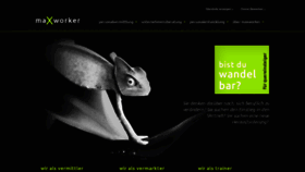 What Maxworker.de website looked like in 2019 (4 years ago)