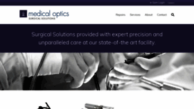 What Medicaloptics.com website looked like in 2019 (4 years ago)