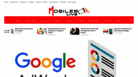 What Mobiles-live.com website looked like in 2019 (4 years ago)