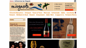 What Miogusto.de website looked like in 2019 (4 years ago)