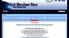 What Merchant-navy.net website looked like in 2019 (4 years ago)