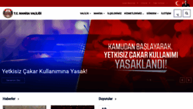 What Manisa.gov.tr website looked like in 2019 (4 years ago)