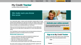 What Mycredittracker.co.uk website looked like in 2019 (4 years ago)
