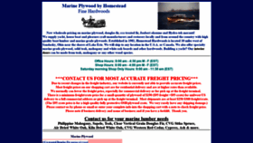 What Marine-plywood.us website looked like in 2019 (4 years ago)