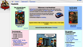 What Mosapedia.de website looked like in 2019 (4 years ago)