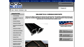 What Mcoverheaddoorparts.com website looked like in 2019 (4 years ago)