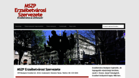 What Mszp007.hu website looked like in 2019 (4 years ago)