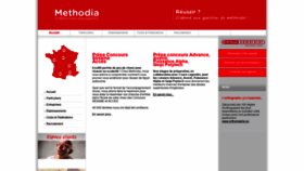 What Methodia.fr website looked like in 2019 (4 years ago)