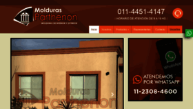 What Moldurasparthenon.com website looked like in 2019 (4 years ago)