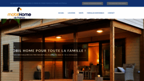 What Mobilhomedefrance.com website looked like in 2019 (4 years ago)