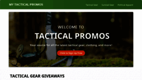 What Mytacticalpromos.com website looked like in 2019 (4 years ago)