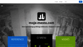 What Moje-mesto.com website looked like in 2019 (4 years ago)