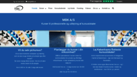 What Mbk.dk website looked like in 2019 (4 years ago)