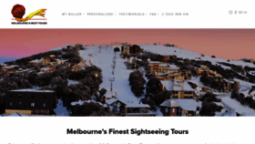 What Melbournetours.com.au website looked like in 2019 (4 years ago)