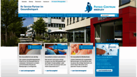 What Medilev-physio.de website looked like in 2019 (4 years ago)