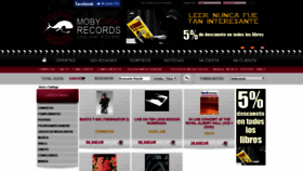 What Mobydiskrecords.es website looked like in 2019 (4 years ago)
