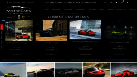 What Motorcarsofgeorgia.com website looked like in 2019 (4 years ago)