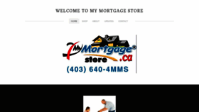 What Mymortgagestore.ca website looked like in 2019 (4 years ago)