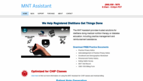 What Mntassistant.com website looked like in 2019 (4 years ago)