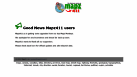 What Mapz411.ca website looked like in 2019 (4 years ago)