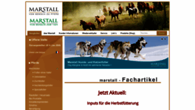 What Marstall.ch website looked like in 2019 (4 years ago)