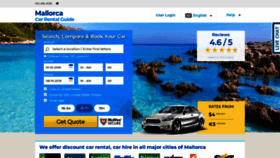 What Mallorcacar.com website looked like in 2019 (4 years ago)