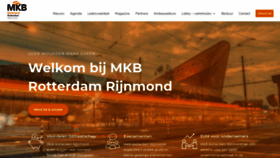 What Mkb-rotterdam.nl website looked like in 2019 (4 years ago)