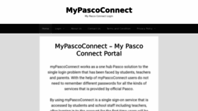 What Mypascoconnect.us website looked like in 2019 (4 years ago)