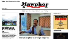 What Mawphor.com website looked like in 2019 (4 years ago)