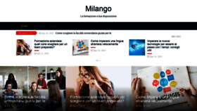 What Milango.it website looked like in 2019 (4 years ago)
