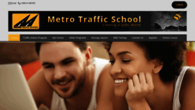 What Metrotrafficschool.com website looked like in 2019 (4 years ago)