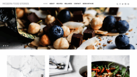 What Modernfoodstories.com website looked like in 2019 (4 years ago)
