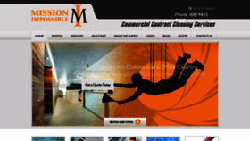 What Missionimpossiblecleaning.com.au website looked like in 2019 (4 years ago)