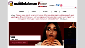 What Mandelaforum.it website looked like in 2019 (4 years ago)