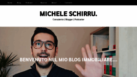 What Micheleschirru.it website looked like in 2019 (4 years ago)