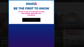 What Mumii.co.uk website looked like in 2019 (4 years ago)