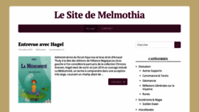 What Melmothia.net website looked like in 2019 (4 years ago)