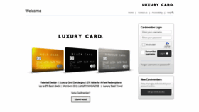 What Myluxurycard.com website looked like in 2019 (4 years ago)