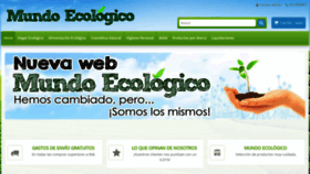 What Mundoecologico.es website looked like in 2019 (4 years ago)